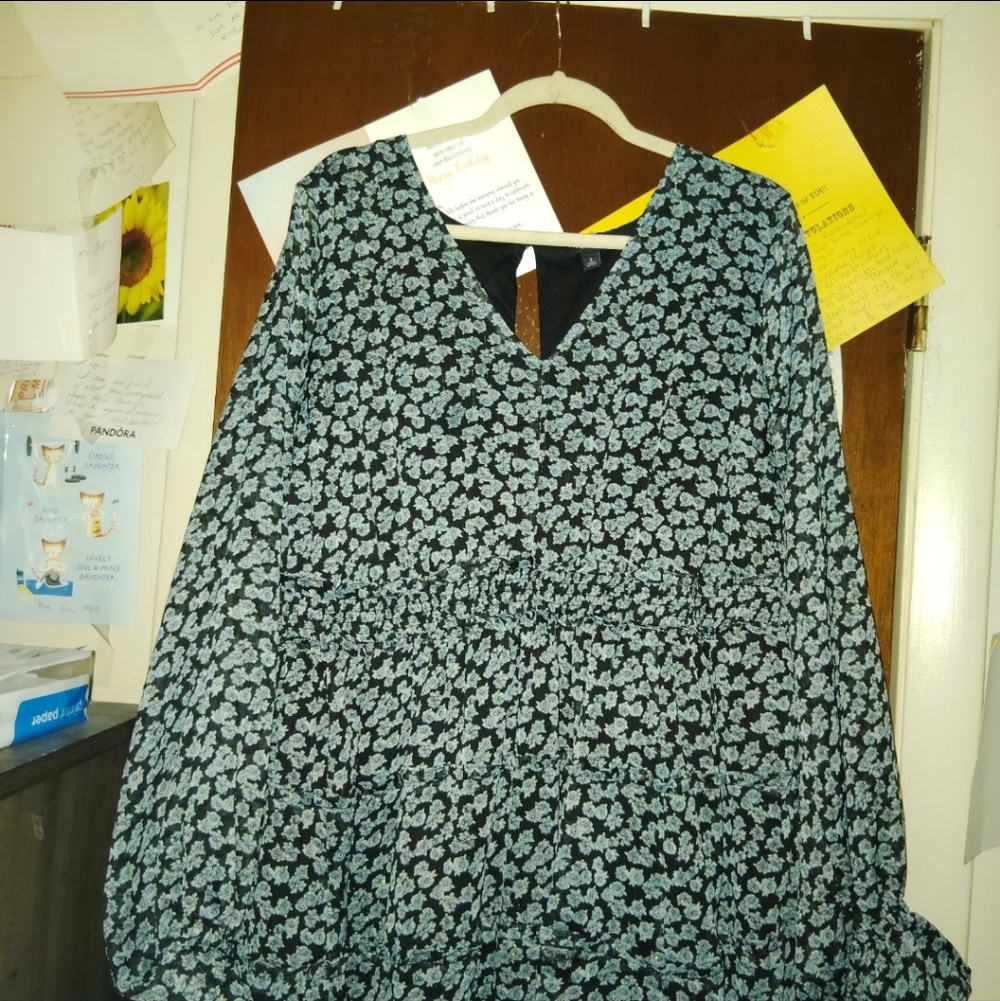 TORRID Mini Lurex Chiffon Tiered Dress 2XL - Picture 5 of 9